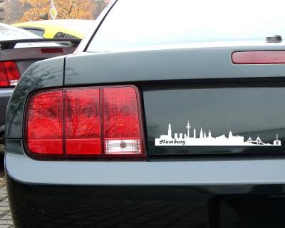 Hamburg Skyline Aufkleber