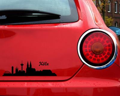 Kln Skyline Autoaufkleber - Ansicht 3