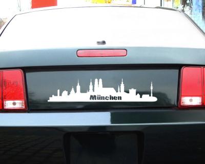 Mnchen Skyline Aufkleber - Ansicht 3