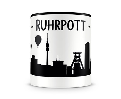 Ruhrpott Skyline Kaffeetasse Kaffeepott - Ansicht 2