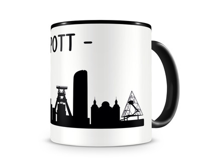 Ruhrpott Skyline Kaffeetasse Kaffeepott - Ansicht 3