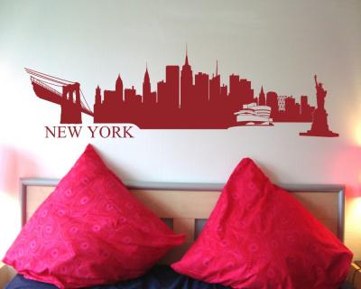 New York Skyline Wandtattoo - Ansicht 3