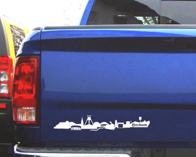 Bochum Skyline Autoaufkleber