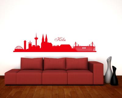 Kln Skyline Wandaufkleber - Ansicht 2