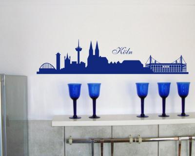 Kln Skyline Wandaufkleber