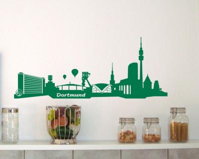 Dortmund Skyline Wandtattoo - Ansicht 3