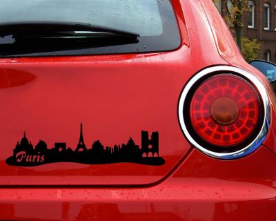 Paris Skyline Aufkleber
