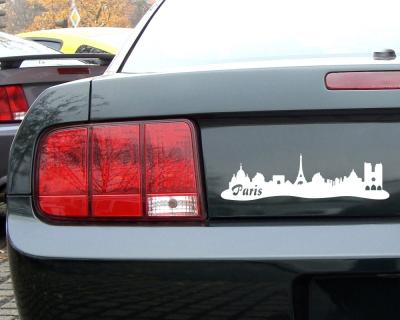 Paris Skyline Aufkleber - Ansicht 3
