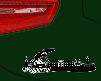 Wuppertal Skyline Autoaufkleber