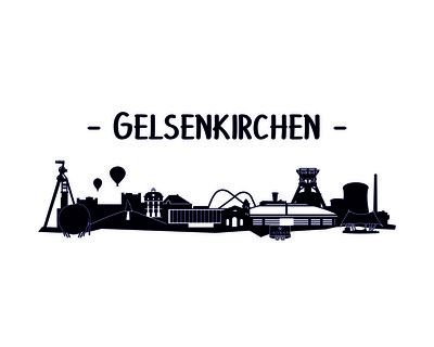 Gelsenkirchen Skyline Kaffeetasse Kaffeepott - Ansicht 4
