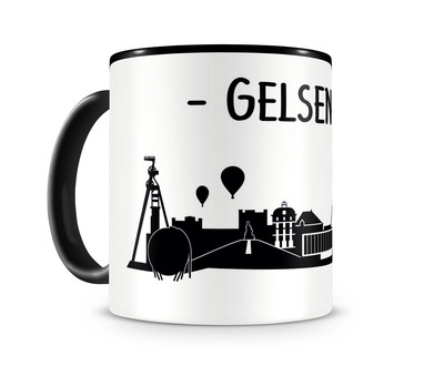 Gelsenkirchen Skyline Kaffeetasse Kaffeepott