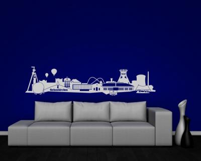 Gelsenkirchen Skyline Wandtattoo