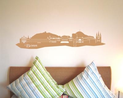 Bonn Skyline Wandtattoo - Ansicht 2