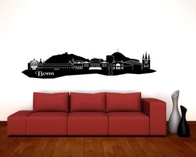 Bonn Skyline Wandtattoo