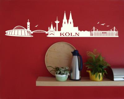 Kln Skyline Wandaufkleber