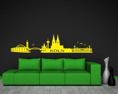 Kln Skyline Wandaufkleber - Ansicht 3