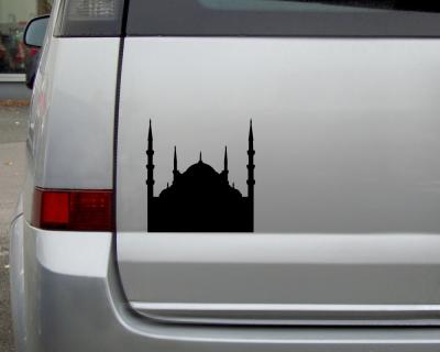 Blaue Moschee Autoaufkleber - Ansicht 2