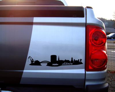 Lnen Skyline Aufkleber