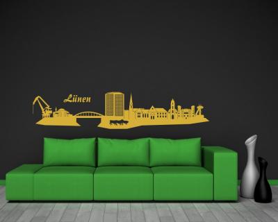 Lnen Skyline Wandtattoo - Ansicht 2