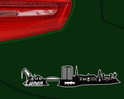 Lnen Skyline Autoaufkleber