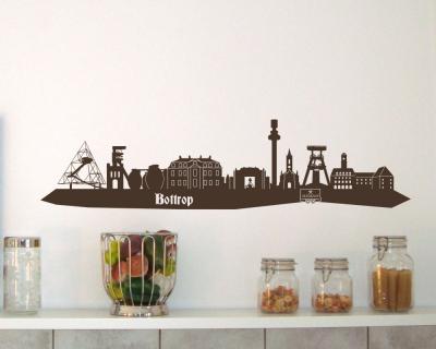 Bottrop Skyline Wandtattoo - Ansicht 2