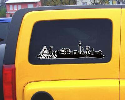 Bottrop Skyline Autoaufkleber - Ansicht 3