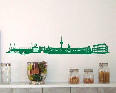 Karlsruhe Skyline Wandaufkleber - Ansicht 3