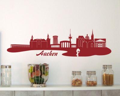 Aachen Skyline Wandtattoo - Ansicht 3