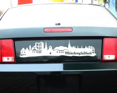 Mnchengladbach Skyline Aufkleber - Ansicht 2
