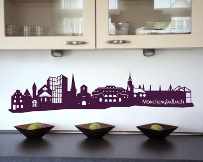 M�nchengladbach Skyline Wandtattoo - Ansicht 2