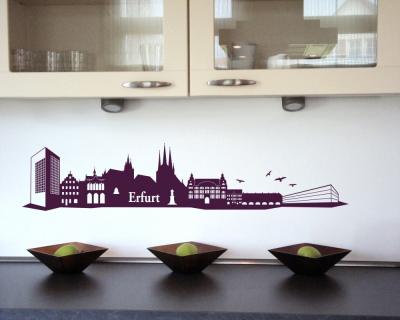 Erfurt Skyline Wandaufkleber