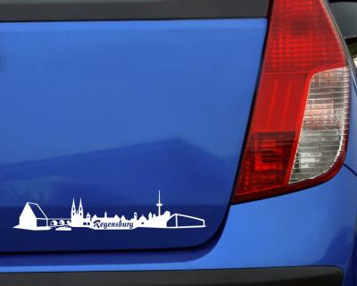 Regensburg Skyline Aufkleber - Ansicht 3