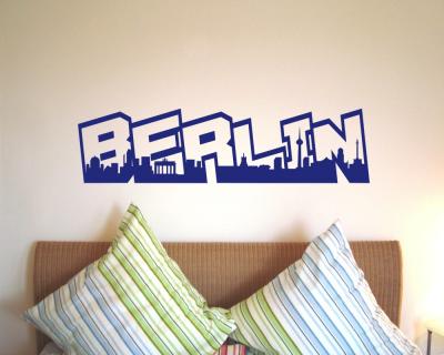 Berlin Schriftzug Wandtattoo