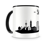 Siegen Skyline Kaffeetasse Kaffeepott Tasse Modellnummer  schwarz/schwarz