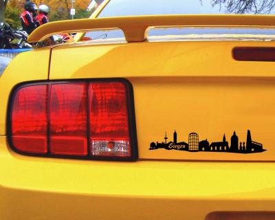 Siegen Skyline Autoaufkleber