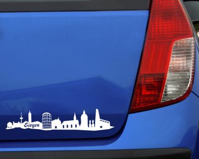 Siegen Skyline Autoaufkleber - Ansicht 3