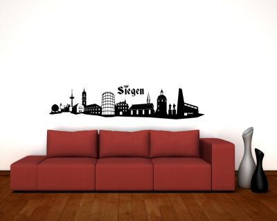 Siegen Skyline Wandtattoo