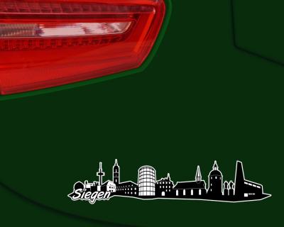 Siegen Skyline Autoaufkleber