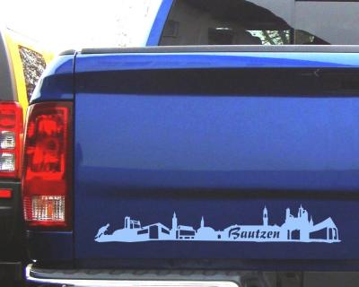 Bautzen Skyline Autoaufkleber - Ansicht 3