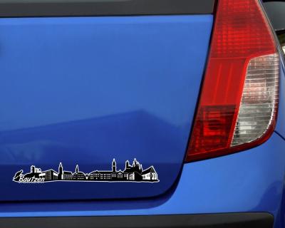 Bautzen Skyline Autoaufkleber - Ansicht 3