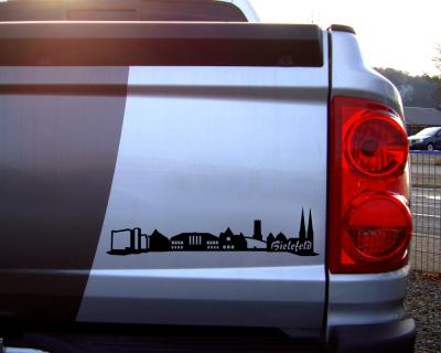 Bielefeld Skyline Autoaufkleber