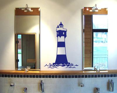Leuchtturm Roter Sand Wandtattoo - Ansicht 2