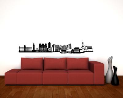 Augsburg Skyline Wandtattoo - Ansicht 3
