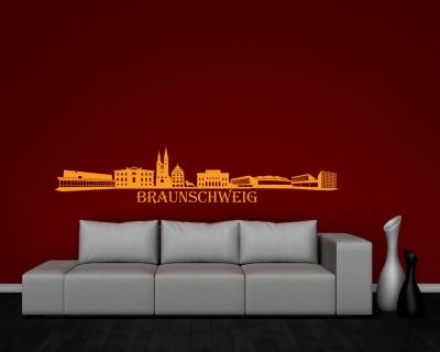 Braunschweig Skyline Wandtattoo - Ansicht 3