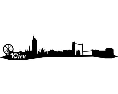 Wien Skyline Aufkleber - Ansicht 1