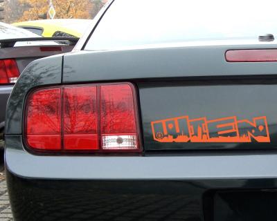 Wien Schriftzug Skyline Autoaufkleber - Ansicht 3