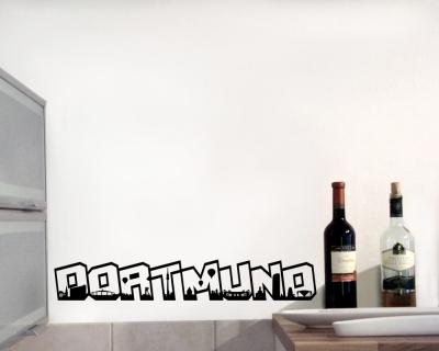 Dortmund Schriftzug Wandtattoo