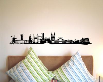Oberhausen Skyline Wandtattoo