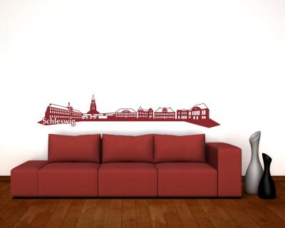 Schleswig Skyline Wandtattoo - Ansicht 3