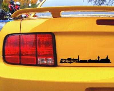 Wolfenbttel Skyline Autoaufkleber